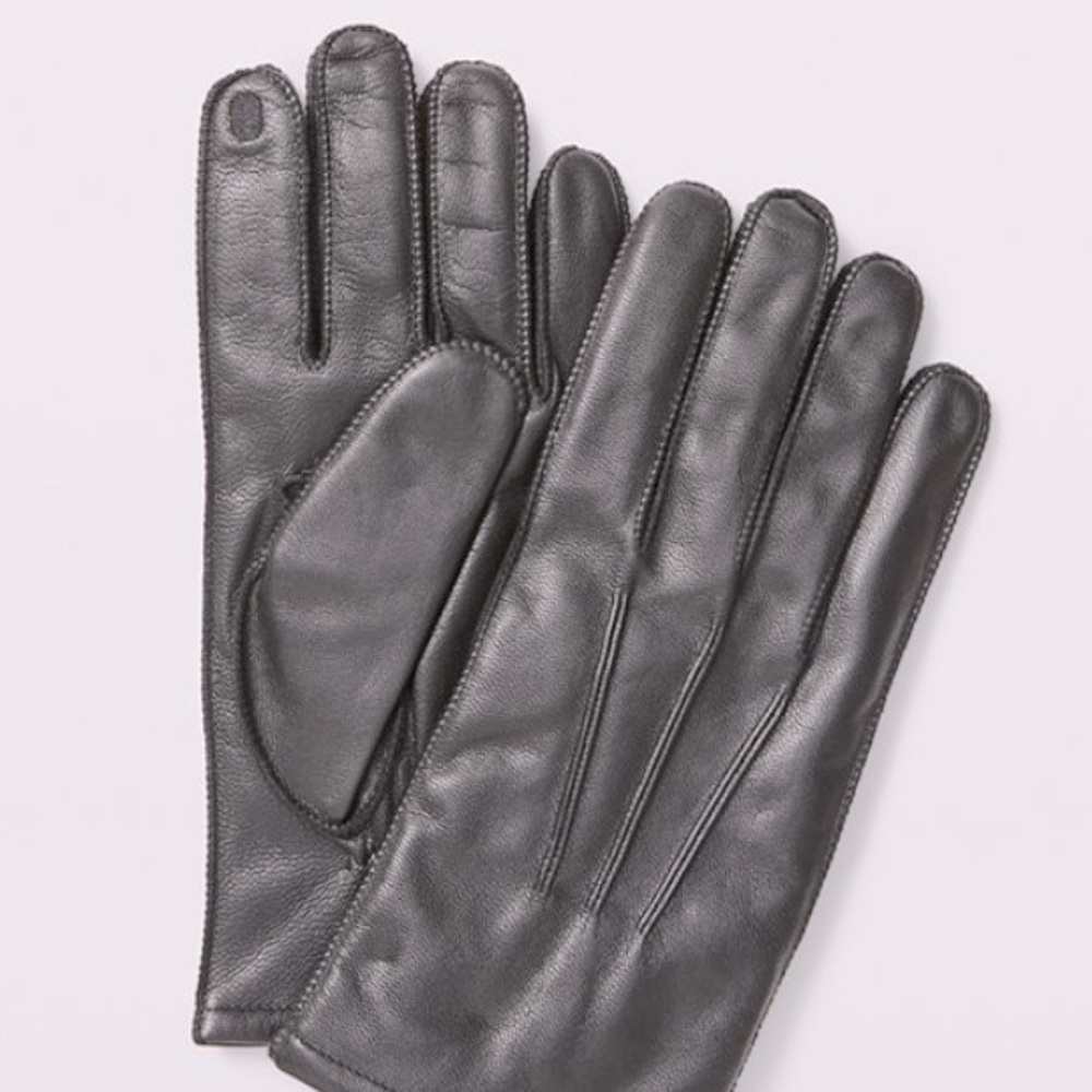 Club Monaco Wool/Cashmere Lined Leather Gloves